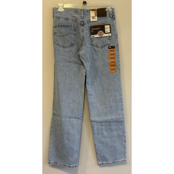 Lee Men's Relaxed Fit Straight Leg Jean 30x32 in Classic Stone NWT - Picture 4 of 6
